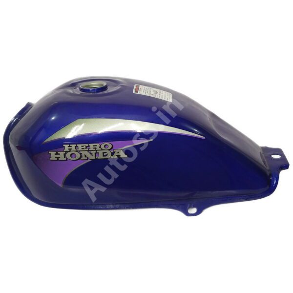 PETROL TANK HERO CD Dawn Old Model BLUE