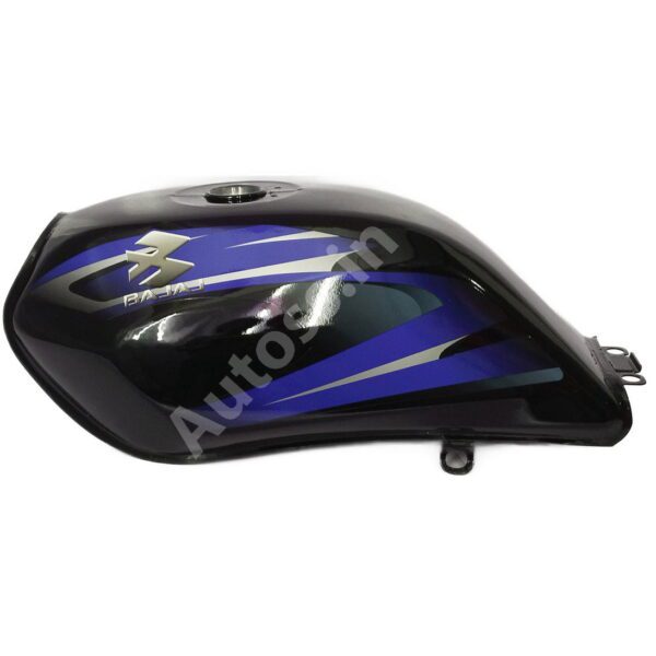 BAJAJ Platina OM Petrol Tank BLACK and BLUE