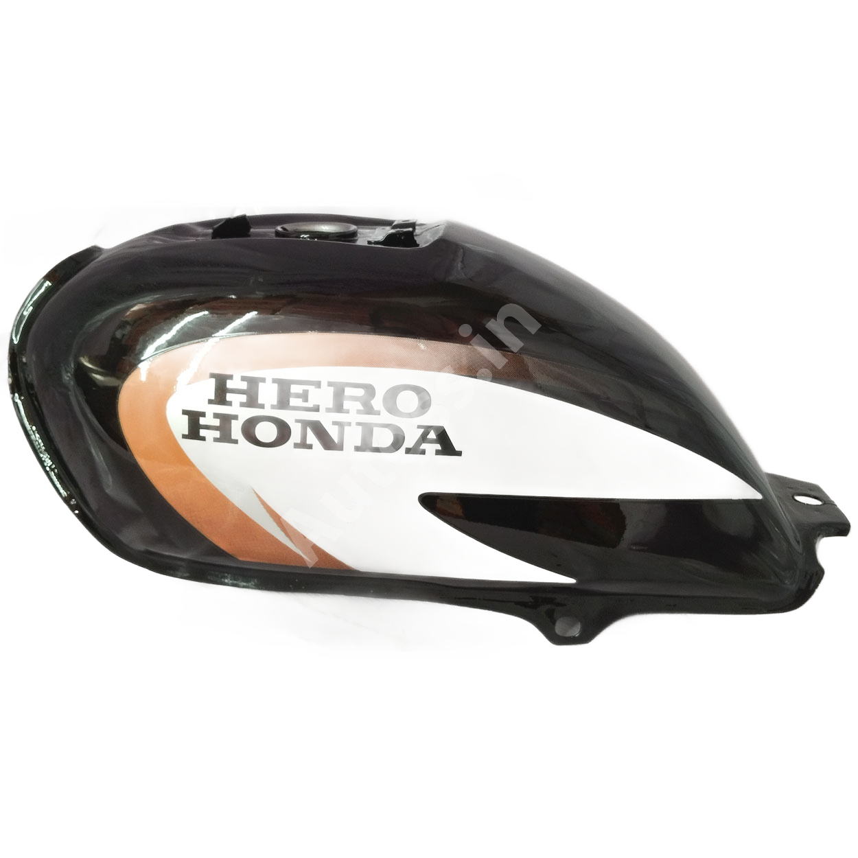 FUEL TANK HERO Splendor Plus BLACK and ORANGE