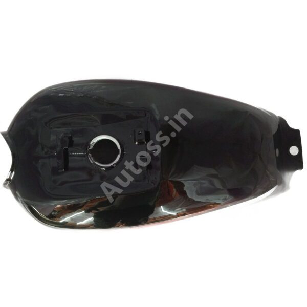 Bike Petrol Tank HERO Splendor Plus BLACK and ORANGE1