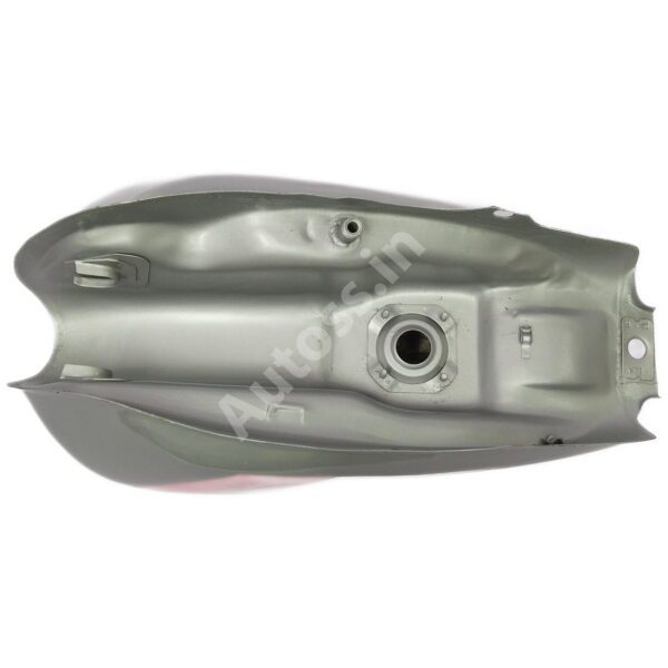 Bike Petrol Tank HERO Splendor Plus SILVER and RED1