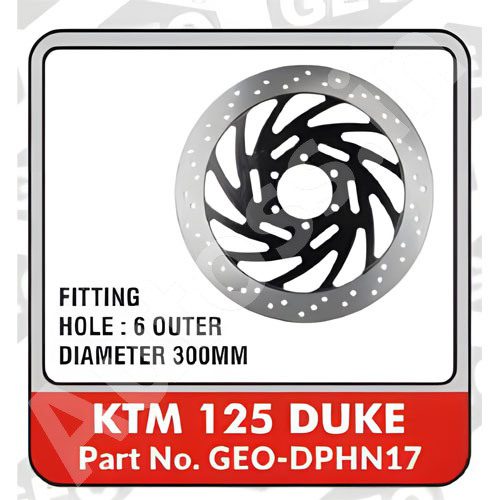 KTM 125 DUKE DISC BRAKE