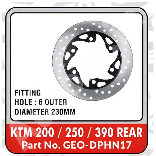 KTM 200,250.390 REAR DISC BRAKE