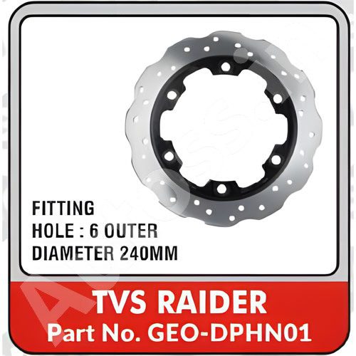 TVS RAIDER DISC BRAKE