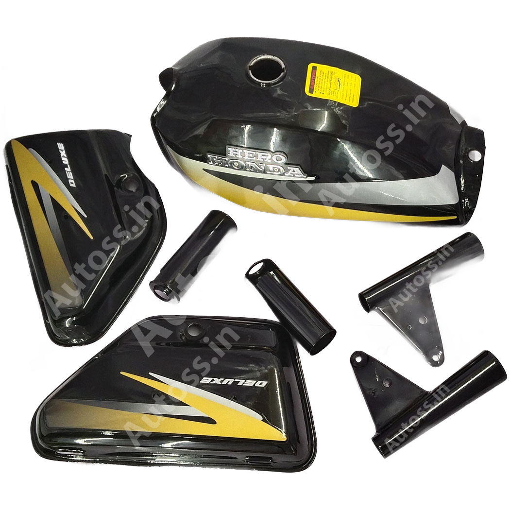 PETROL TANK KIT HERO HONDA CD Y2K BLACK