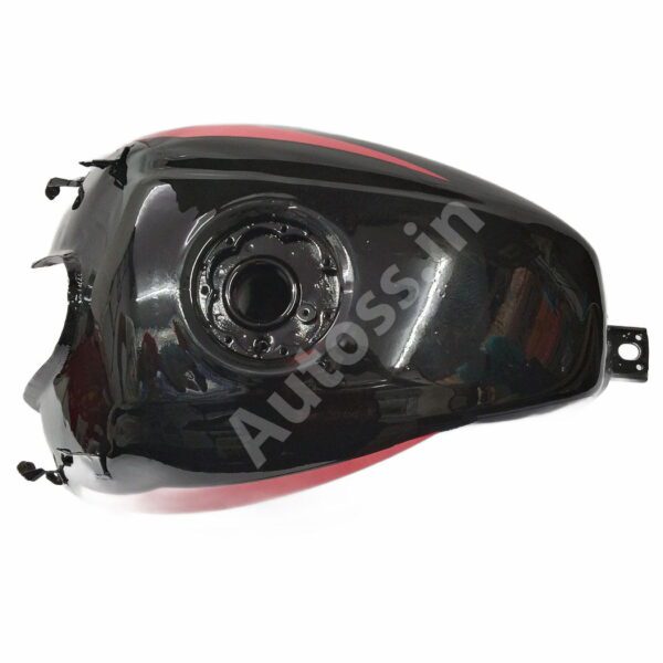 BIKE PETROL TANK BAJAJ PULSER BS4 BLACK RED 1