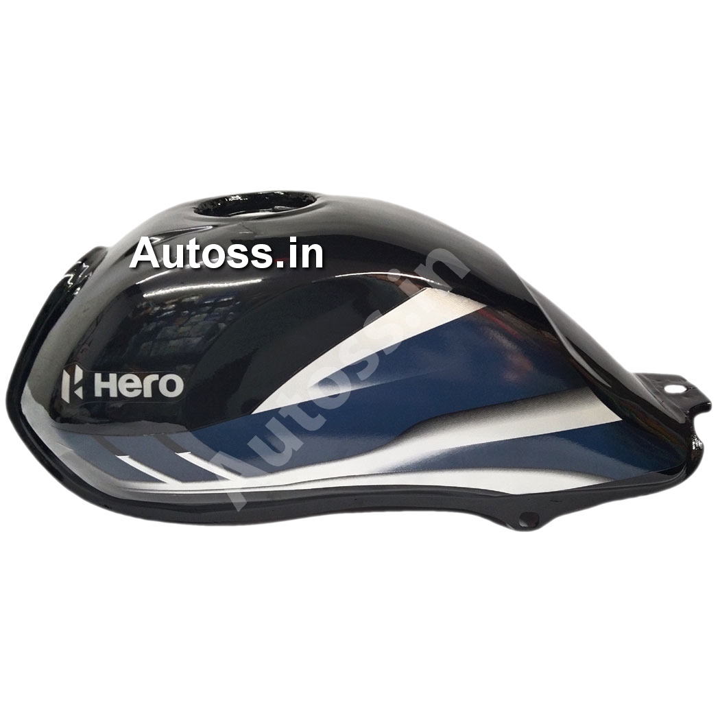 HERO HFDX BS6 BLACK NEXUS Petrol Tank BLUE Bike spare parts Autoss.in