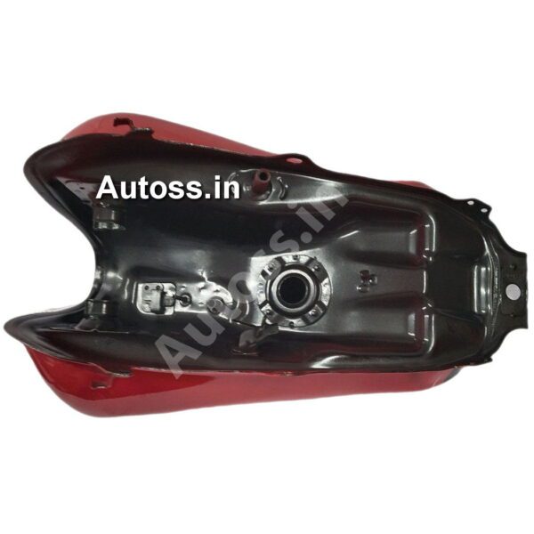 BIKE PETROL TANK HERO I SMART 110 BS4 BLACK.RED 2