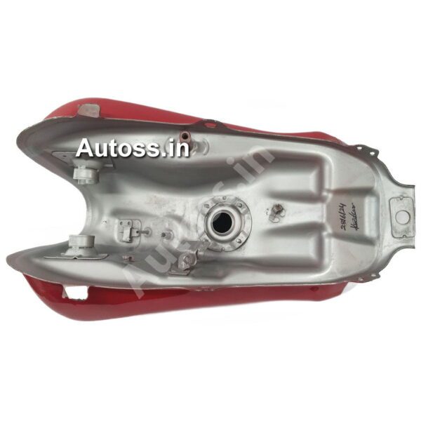 BIKE PETROL TANK HERO I SMART 110 BS4 SILVER.RED 2