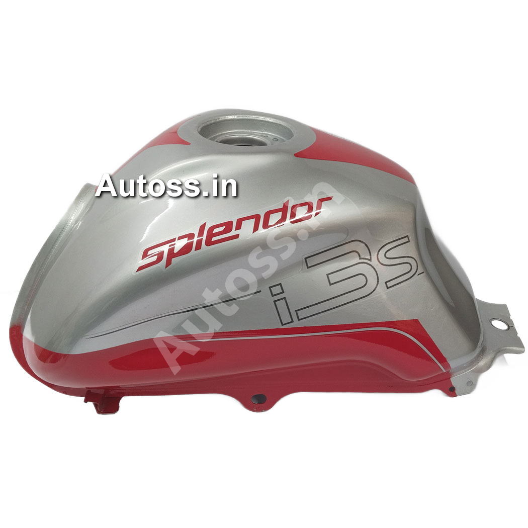 FUEL TANK HERO I-SMART 110 BS4 SILVER RED