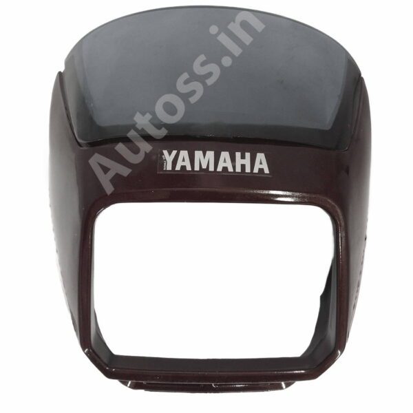 HEAD LIGHT VISOR YAMAHA RXZ (WINE RED) 1