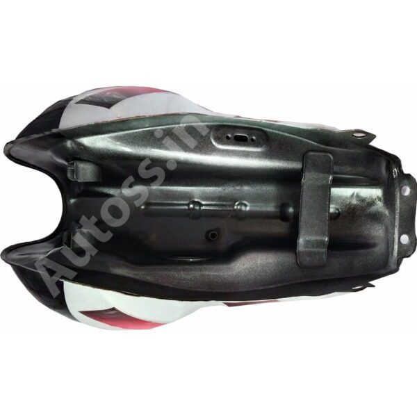 TVS VICTOR GLX Petrol Tank Black Red3