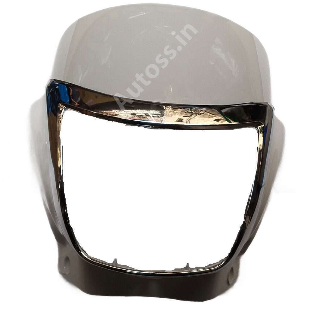 HEAD LIGHT VISOR TVS RADEON WHITE