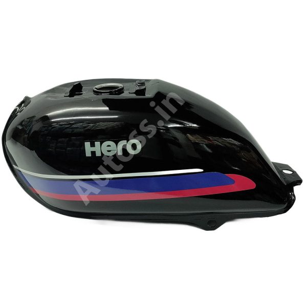 HERO SPLENDER BS4 PETROL TANK BLACK