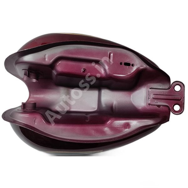 BIKE PETROL TANK ROYAL ENFIELD BULLET CLASSIC BS3 WINE RED