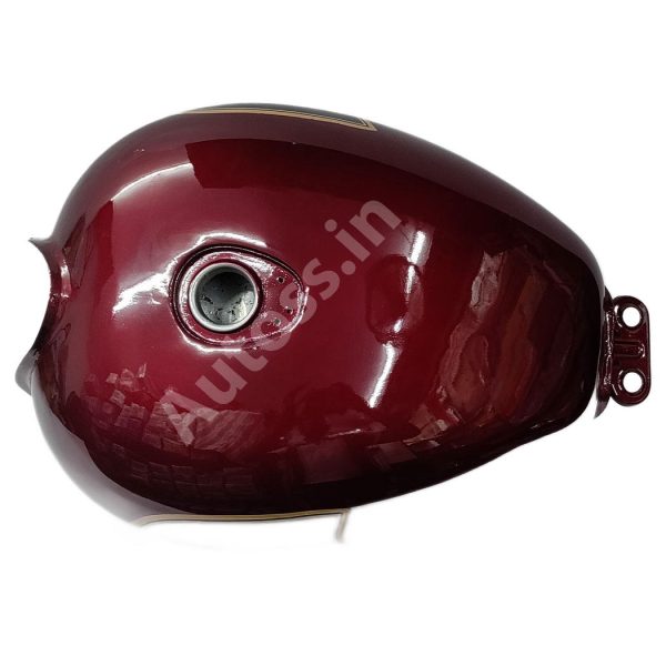 BIKE PETROL TANK ROYAL ENFIELD BULLET CLASSIC BS3 WINE RED1