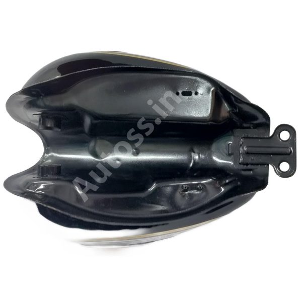 BIKE PETROL TANK ROYAL ENFIELD BULLET CLASSIC BS4 BLACK LINE