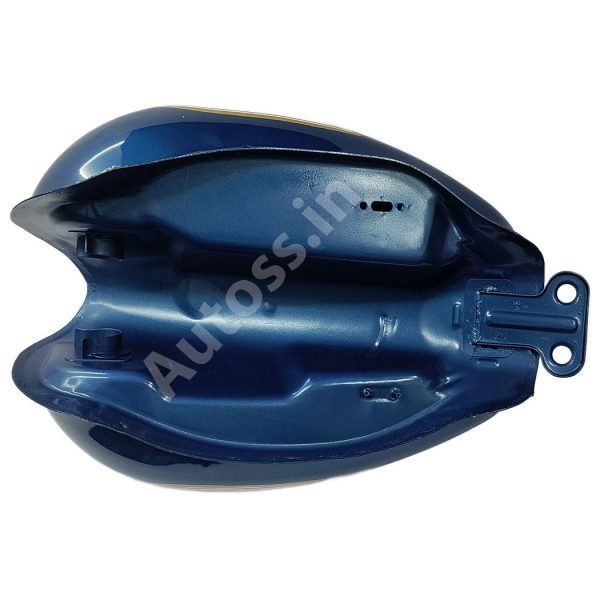 BIKE PETROL TANK ROYAL ENFIELD BULLET CLASSIC BS4 BLUE