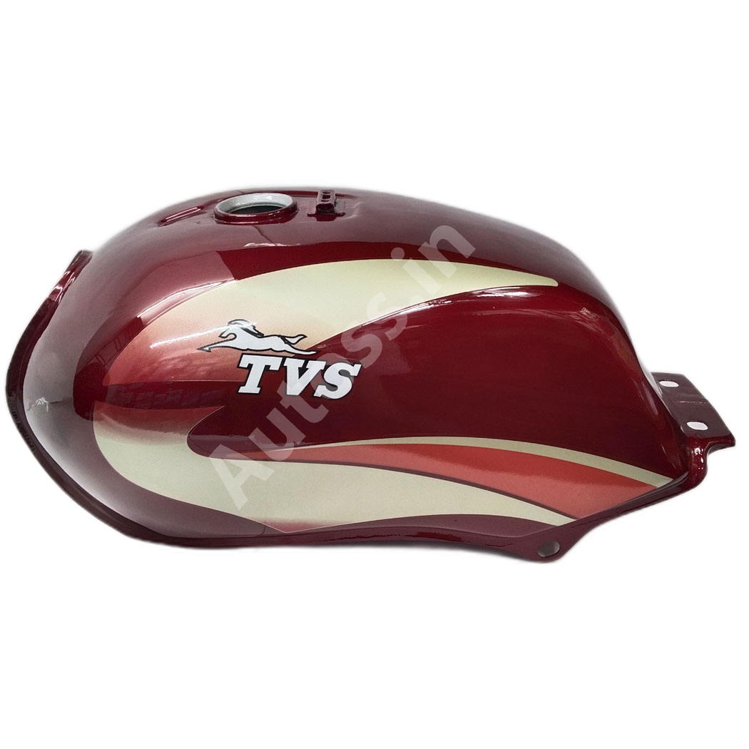 BIKE PETROL TANK TVS STAR CITY OM RED